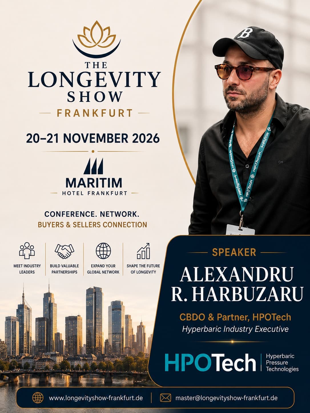 Alexandru R. Harbuzaru — The Longevity Show Frankfurt 2026