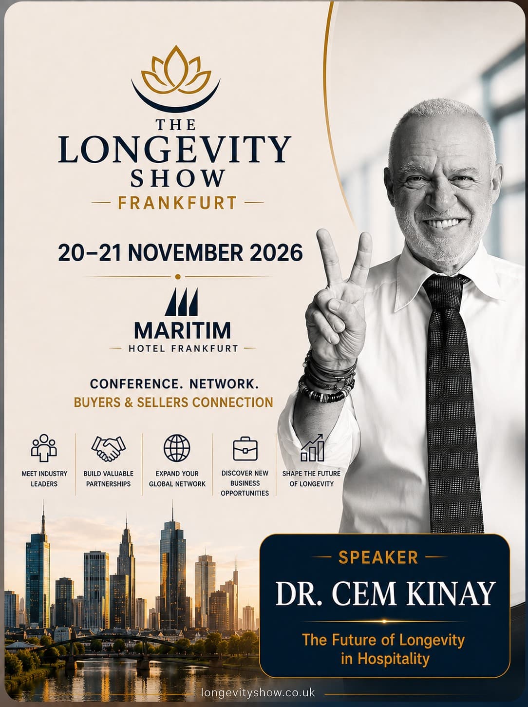 Dr. Cem Kinay — The Longevity Show Frankfurt 2026
