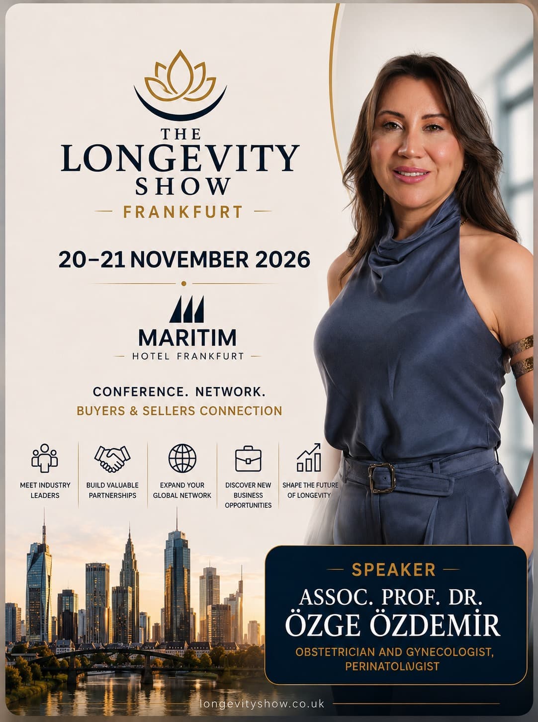 Assoc. Prof. Dr. Özge Özdemir — The Longevity Show Frankfurt 2026